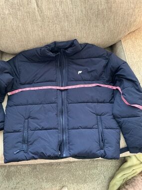 Fabletics Navy Blue Men's Puffer Jacket